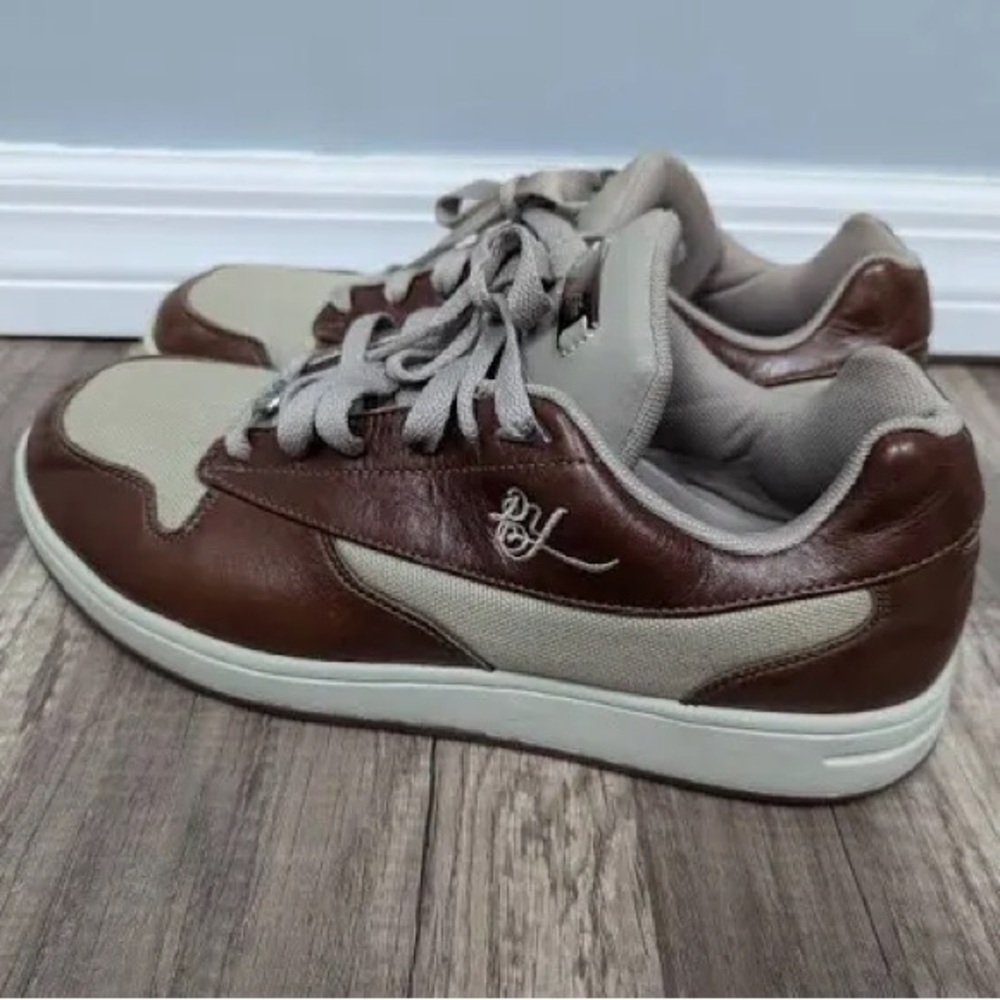 Size 9.5 - Reebok Daddy Yankee Beige/White/Brown - Picture 6 of 12